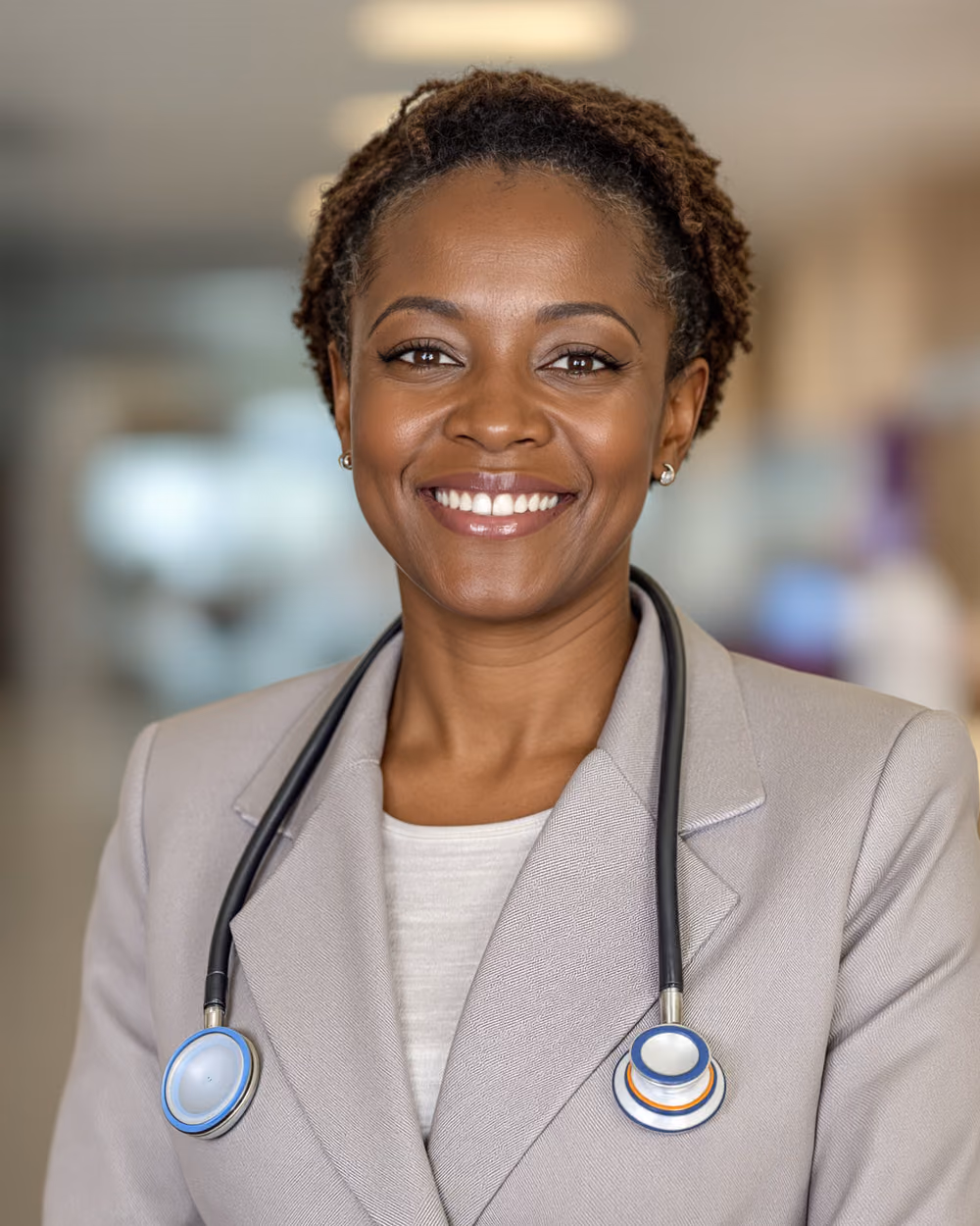 A doctor at a Dubai healthcare clinic